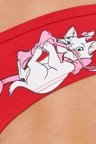 Cuecas Marie Os Aristogatos Disney - Vermelho - Undiz