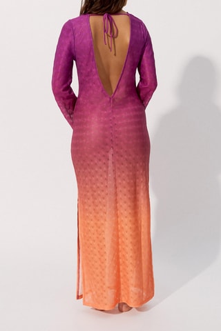 Vestido de pijama Salsaiz - Violeta e laranja - Undiz