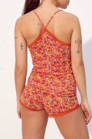Calções de pijama Vitapsychiz - Vermelho e amarelo - Undiz
