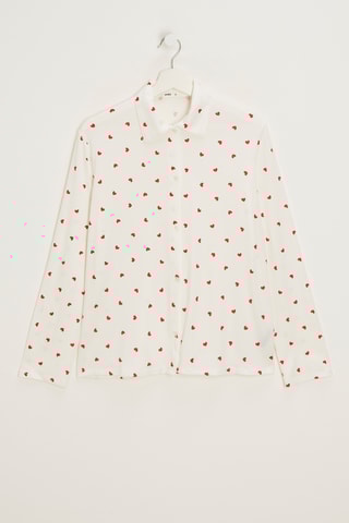 Camisa Aimiz - Branco e vermelho