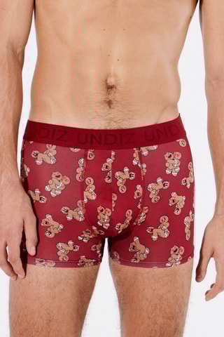 Boxers Repeatiz - Vermelho e camel
