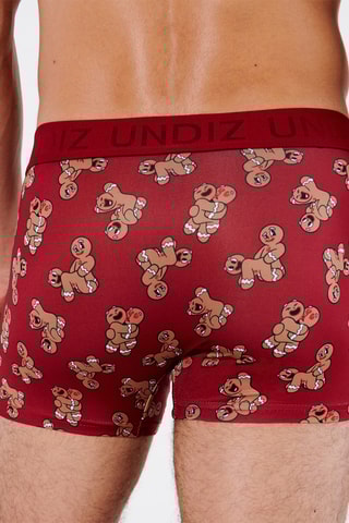 Boxers Repeatiz - Vermelho e camel