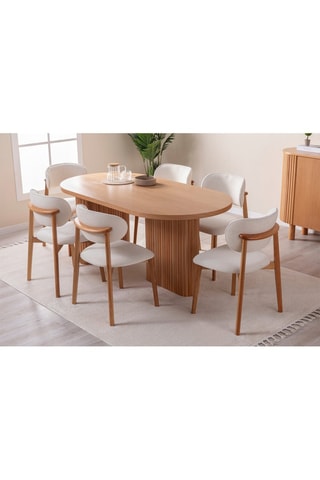 Table à manger Lugias - 180 x 75 x 90 cm