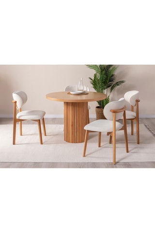 Table à manger Sherion - 100 x 75 x 100 cm