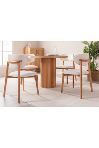 Table à manger Sherion - 100 x 75 x 100 cm