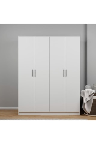 Armoire 4 portes - 140 x 180 x 51,8 cm