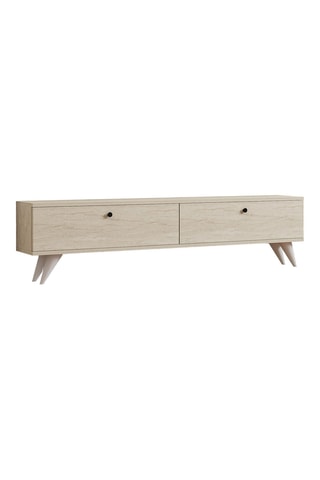 Meuble TV 2 abattants Paris - 160 x 40 x 25 cm