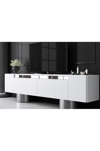 Meuble TV Bohem 2 abattants  - 180 x 30 x 50 cm