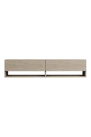 Meuble TV 2 abattants Arges - 141 x 31 x 30 cm