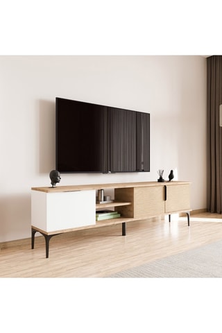 Meuble TV 3 portes Tarz - 180 x 49 x 33 cm