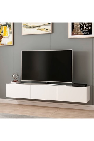 Meuble TV 3 portes - 180 x 30 x 32 cm