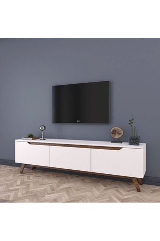 Meuble TV 3 abattants - 48,6 x 180 x 35 cm