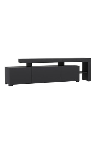 Meuble TV 2 portes et abattant - 192 x 53 x 37 cm