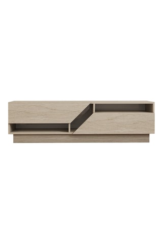 Meuble TV 2 abattants Koza - 160 x 45 x 40 cm