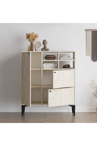 Console 3 portes Ewa - 100 x 125 x 35 cm