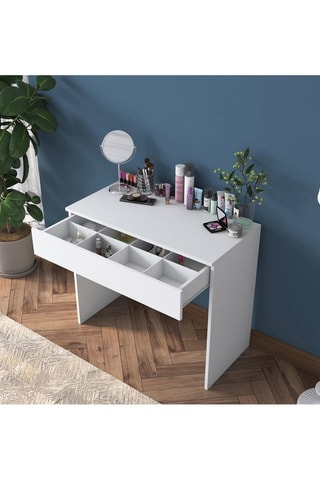 Coiffeuse tiroir - 90 x 76,8 x 45 cm