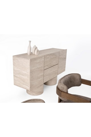 Console 2 portes 2 abattants - 150 x 87 x 42 cm