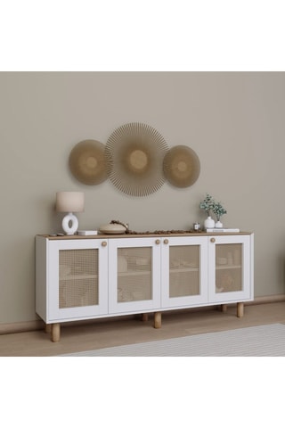 Console 4 portes - 180 x 75 x 40 cm