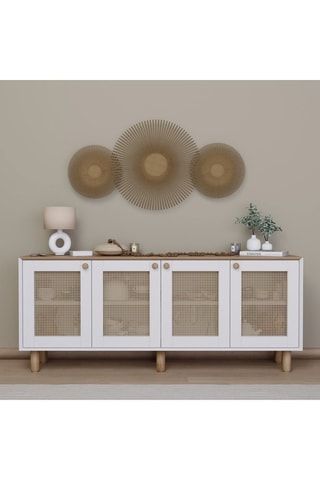 Console 4 portes - 180 x 75 x 40 cm