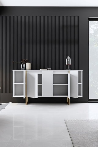 Buffet 4 portes - 160 x 80 x 35 cm