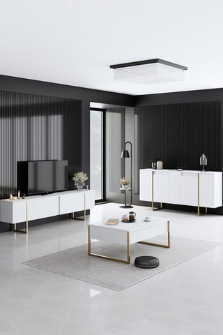 Buffet 4 portes - 160 x 80 x 35 cm