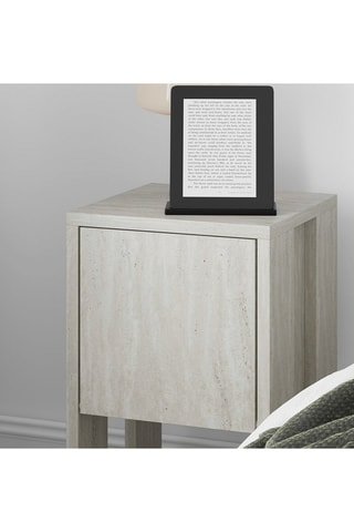 Table de chevet abattant Ema - 30 x 55 x 30 cm