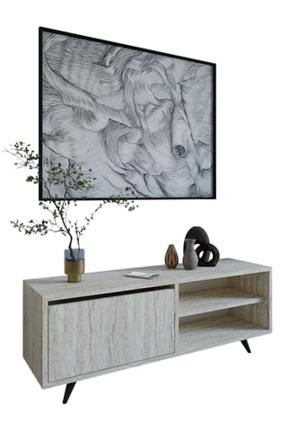 Meuble TV abattant - 120 x 35 x 47 cm