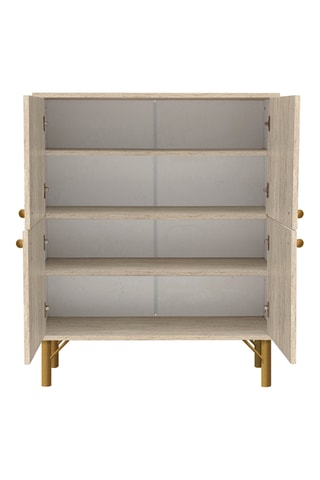 Meuble de rangement 2 portes - 111 x 95 cm