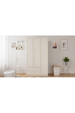 Armoire 3 portes - 180 x 105 x 52 cm