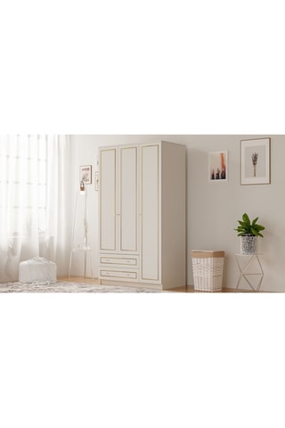Armoire 3 portes - 180 x 105 x 52 cm