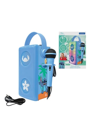 Coluna luminosa Bluetooth com microfone Stitch Lilo & Stitch Disney - A partir dos 6 anos