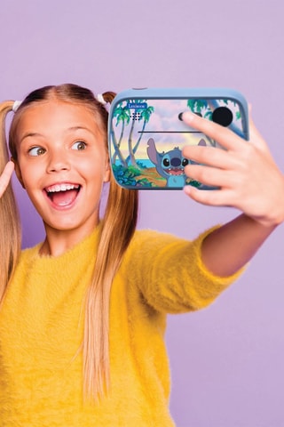 Máquina instantânea Disney Lilo e Stitch com cartão SD A partir dos 4 anos