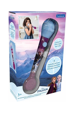 Microphone lumineux La Reine des Neiges Disney - Dès 3 ans