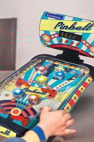 Pinball de mesa eletrónico - A partir dos 5 anos