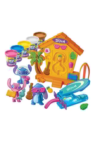 Kit de fabricação de figuras Stitch e Angel Lilo e Stitch Disney - 10 peças - A partir dos 3 anos