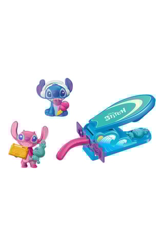 Kit de fabricação de figuras Stitch e Angel Lilo e Stitch Disney - 10 peças - A partir dos 3 anos