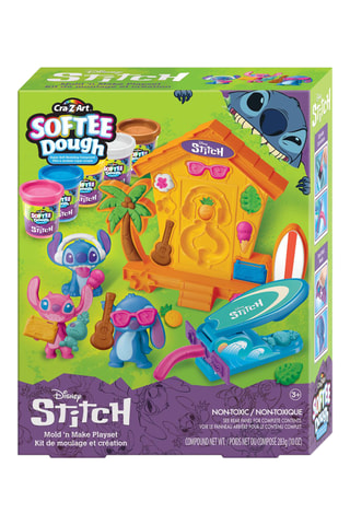 Kit de fabricação de figuras Stitch e Angel Lilo e Stitch Disney - 10 peças - A partir dos 3 anos