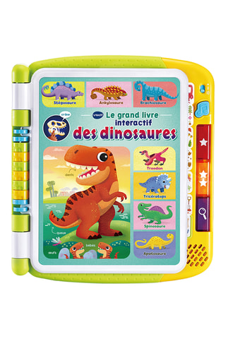 Le grand livre interactif des dinosaures - Dès 3 ans