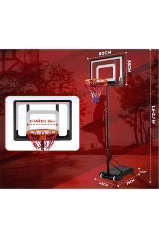 Basketbalmand De Faugères Training - 1,6 tot 2,1 m