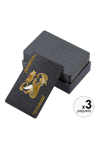 3 x 54 kaarten De Faugères Glanzend - Waterproof