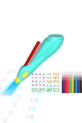 Spray-balpen TechKidz - Elektrisch - Met accessoires