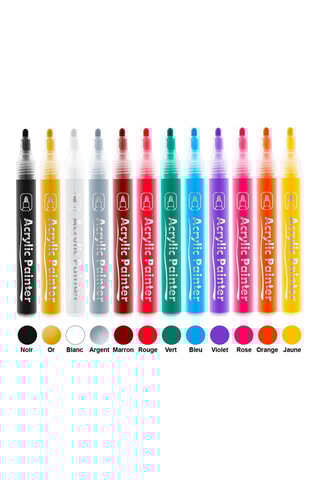 12 Stiften TechKidz - Acrylstiften