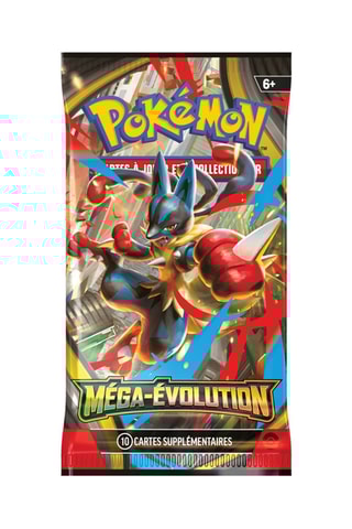 4 cartes Boosters Méga-Evolution Pokémon - 6 ans - Modèle aléatoire