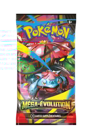 4 cartes Boosters Méga-Evolution Pokémon - 6 ans - Modèle aléatoire