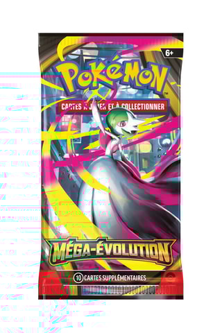 4 cartes Boosters Méga-Evolution Pokémon - 6 ans - Modèle aléatoire