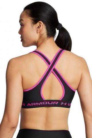 Brassière d'entraînement push-up Crossbakc Mid - Noir