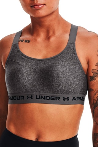 Brassière push-up Armour High Crossback - Gris