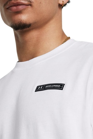 T-shirt Armour Label - Blanc