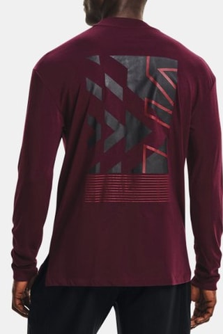 T-shirt Run Anywhere - Bordeaux - Under Armour