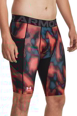 Cycliste dip and dye Heat Gear - Rouge - Under Armour